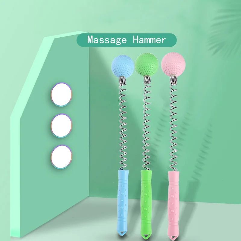 

Silicone Beating Hammer Home Meridian Dredging Hammer Massage Stick Shoulder Cervical Spine Relieve Relax Muscles