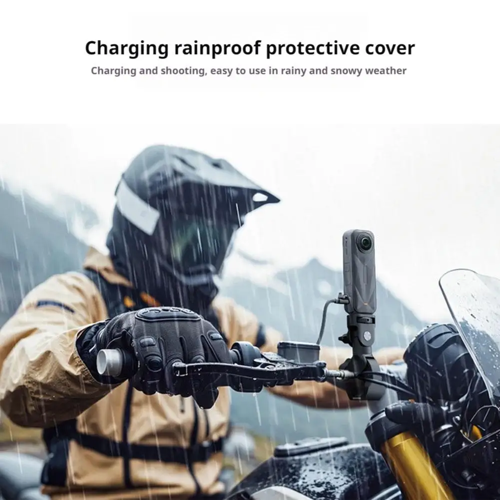 Per Insta360 X5 Copertura di ricarica USB per tutte le stagioni Porta di ricarica Copertura di protezione dalla pioggia per Insta 360 X5 Accessori originali