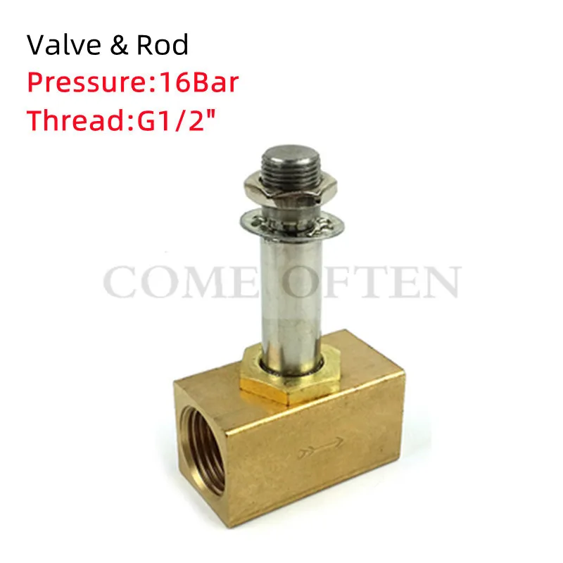 Electronic Drain Valve Fittings Pilot Head Timer Solenoid Valve Coil Hole Diameter 13mm AC220V G1/2\