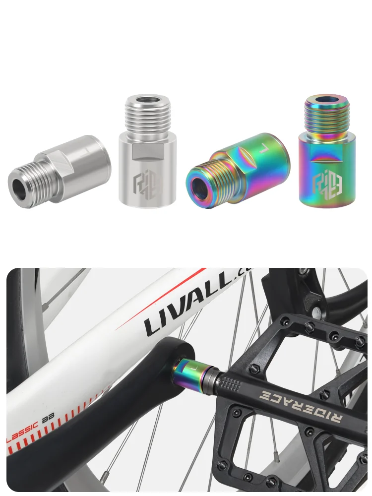 AliExpress riderace RIDERACE Bike Pedal Extend Bolt 20mm Extension Stainless Steel Fit 9/16 Inch Threaded Mountain Road Bike MTB Pedal Accessories