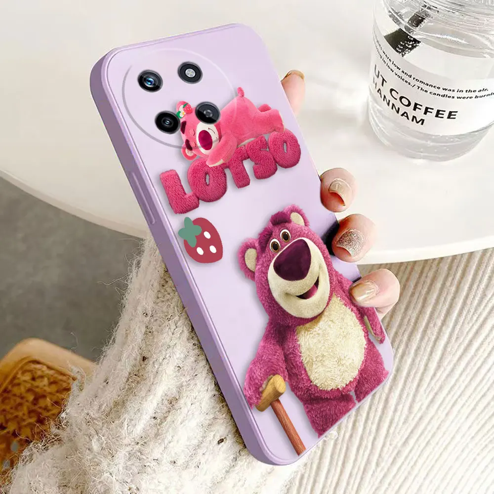 Cute Cartoon Toy Story 3 Lotso Cover Phone Case For OPPO Realme 11 10 9 9I 8 8I 7 7I 6 PRO PLUS 4G 5G Silicone Case Funda Shell