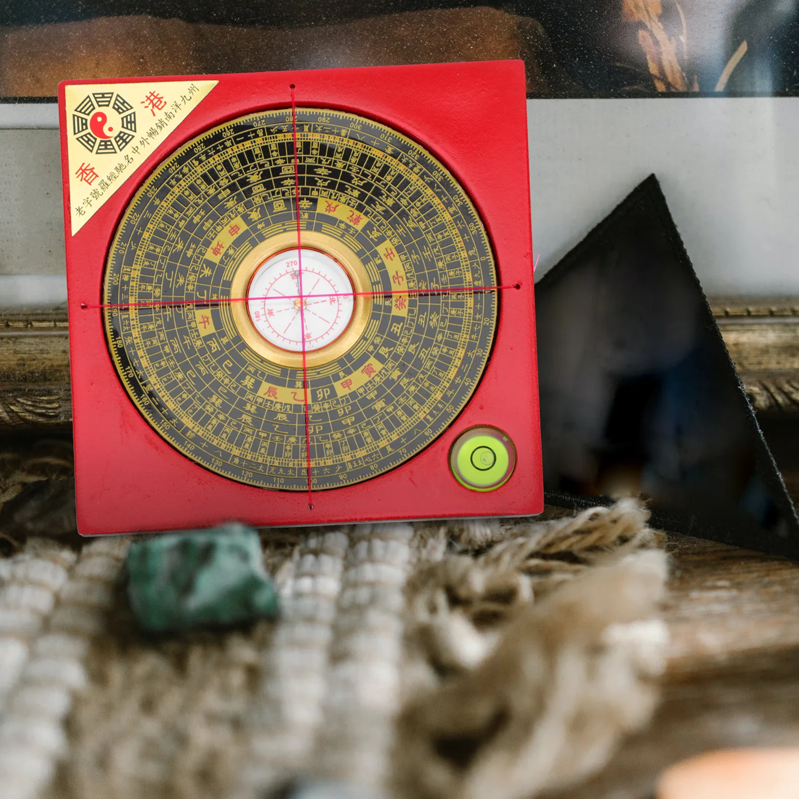 

Copper Feng Shui Compass Adornment Chinese Style Decorations Vintage Personalised Engraved Outdoor Camping Hiking Survival
