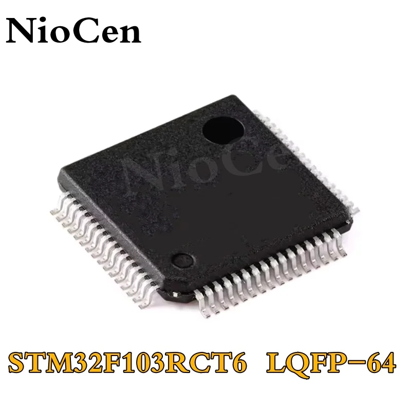 (5PCS)NEW STM32F103RCT6 LQFP-64 GD32F103RCT6 Compatibility Substitution 32Bit Microcontroller Integrated Circuit