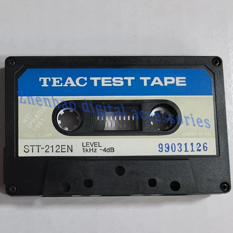 For TEAC TEST TAPE STT-212EN 1kHz-4dB LEVEL ADJUSTMENT ，Recorder reference level