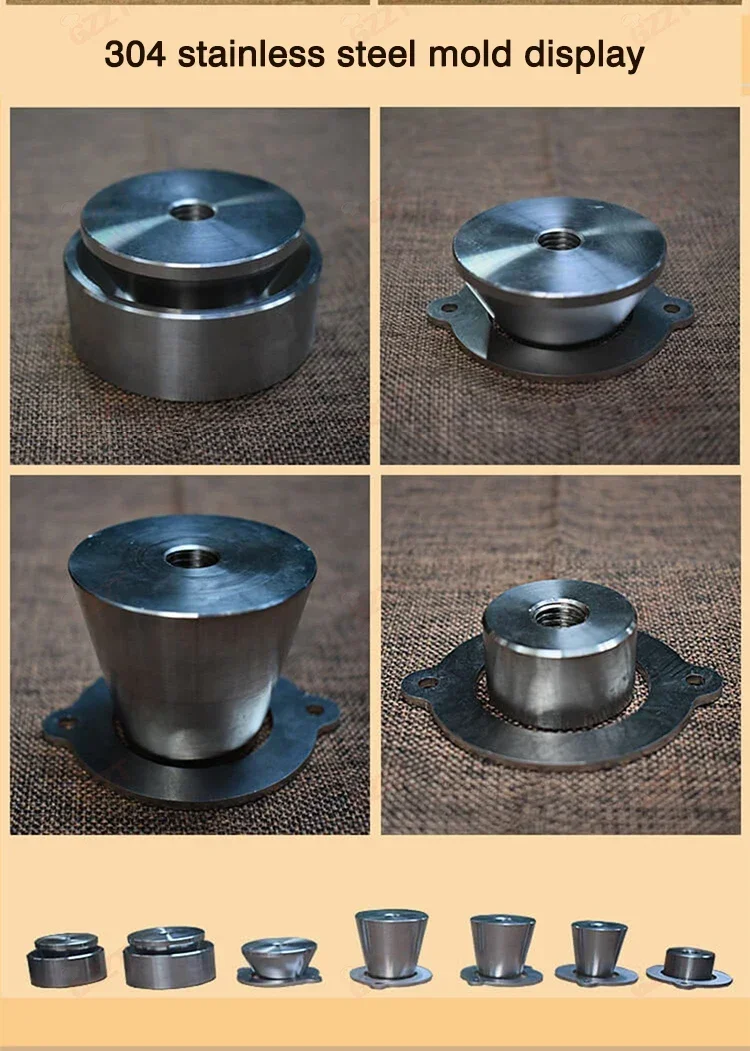 المهنية المخصصة دليل بودنغ لاذع كأس الضغط صنع Mpasta العجين الضغط أداة تارتليت قذيفة تشكيل آلة #4