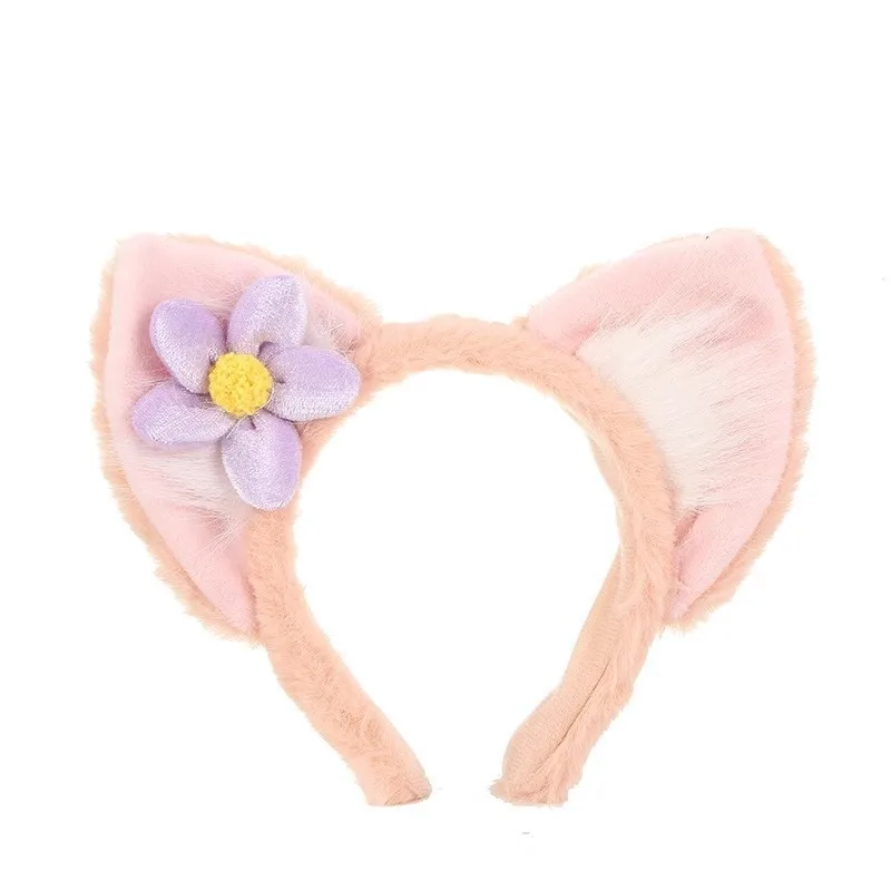 ديزني ستار ديلو عقال Lingnabelle أرنب سماعة أذن ميكي بطاقة الشعر ملاهي ميني الكبار الأطفال غطاء الرأس النساء