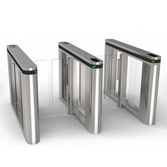 Luxury Automatic Optical Pedestrian High Speed Lane Turnstile Gate Price Supermarket Office Building Gym Community Wharf Subway