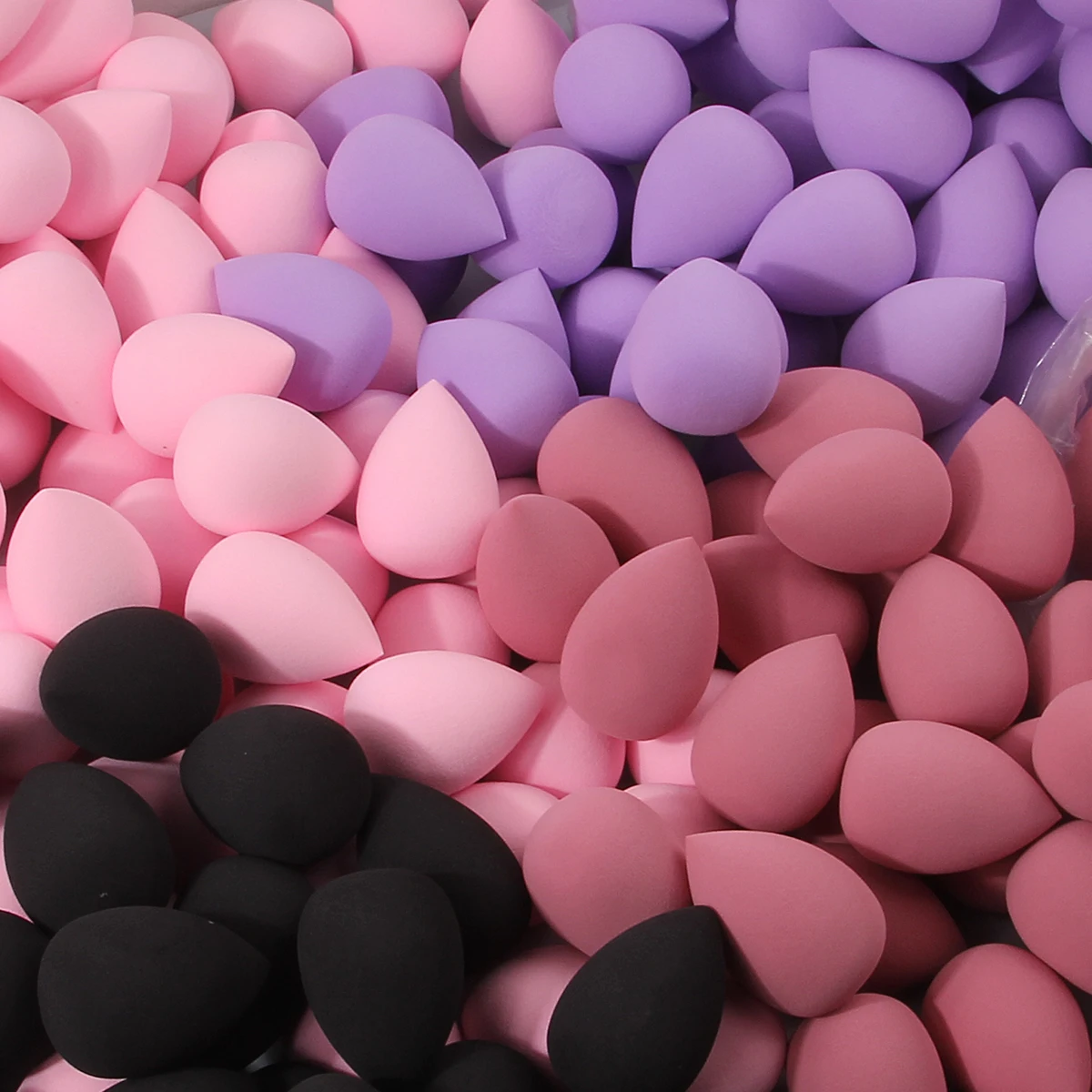 

100PCS Super soft makeup egg Powder puff set,sponge egg foundation liquid,Concealerspecial makeup egg,portable and easy to clean