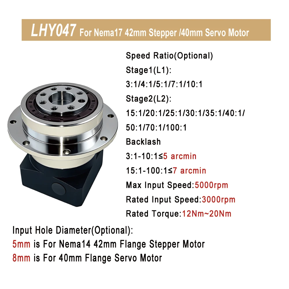 Helical Planetary Gearbox High Precision 5Arcmin Stepper Servo Motor Electric Rotary Positioning Indexing Disc For Laser Marking