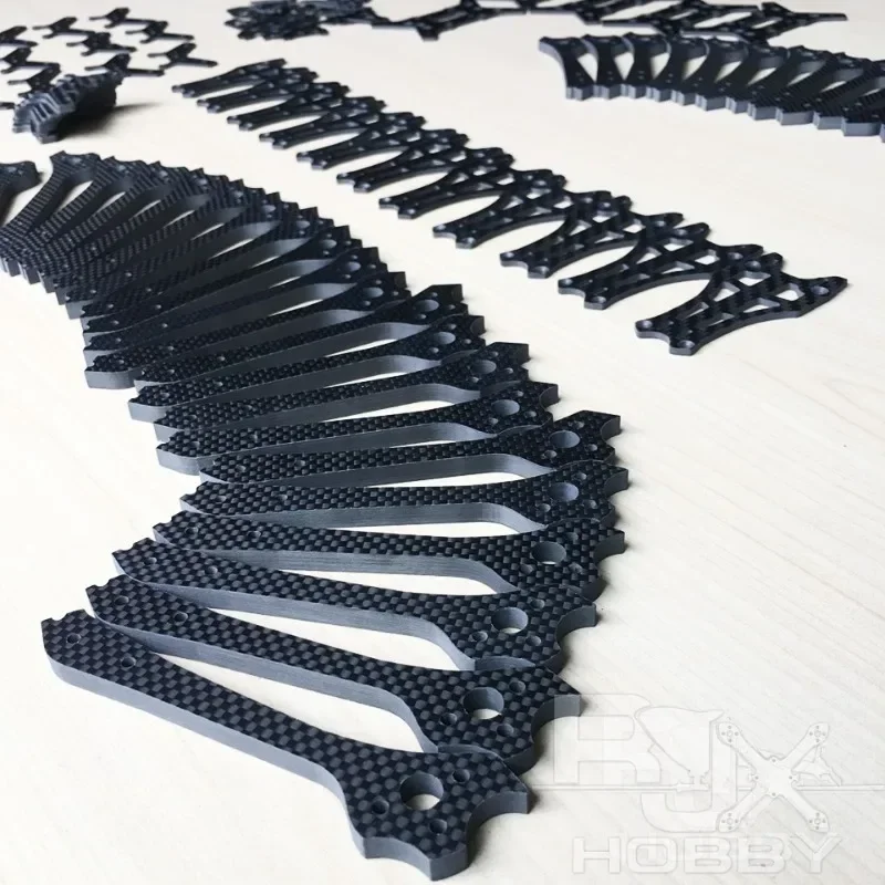 RJX Custom Size Forged Colored RC Car Chassis  Arm Carbon Fiber Plate