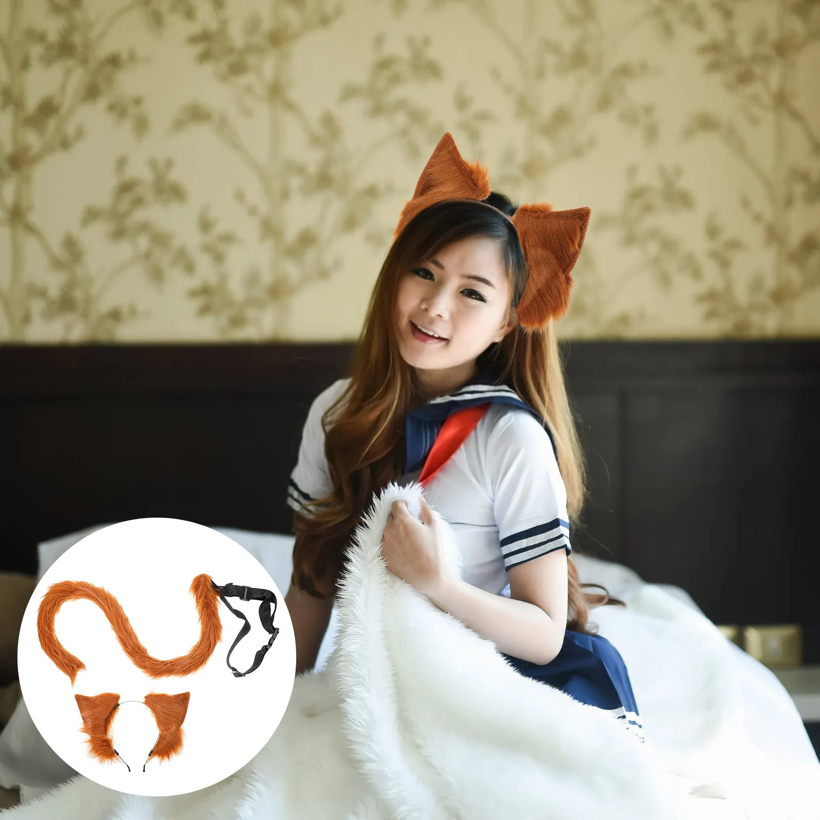 

1 комплект повязок на голову с кошачьими ушками, стильный аксессуар для костюма для девочек и женщин, для выступлений на сцене, вечеринок, Хэллоуина, косплея, фестивалей, маскарадов