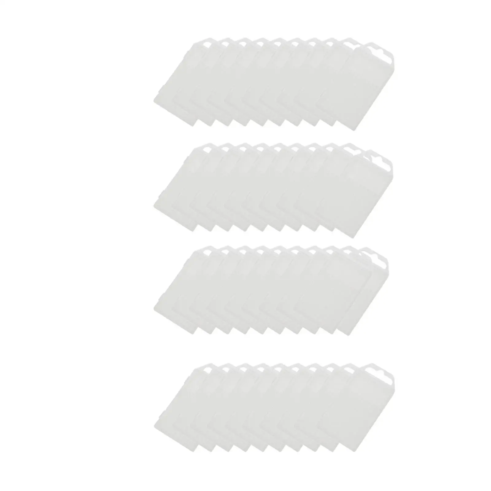 40x Caja de almacenamiento de brocas Premium reutilizable práctico Rectangular portátil