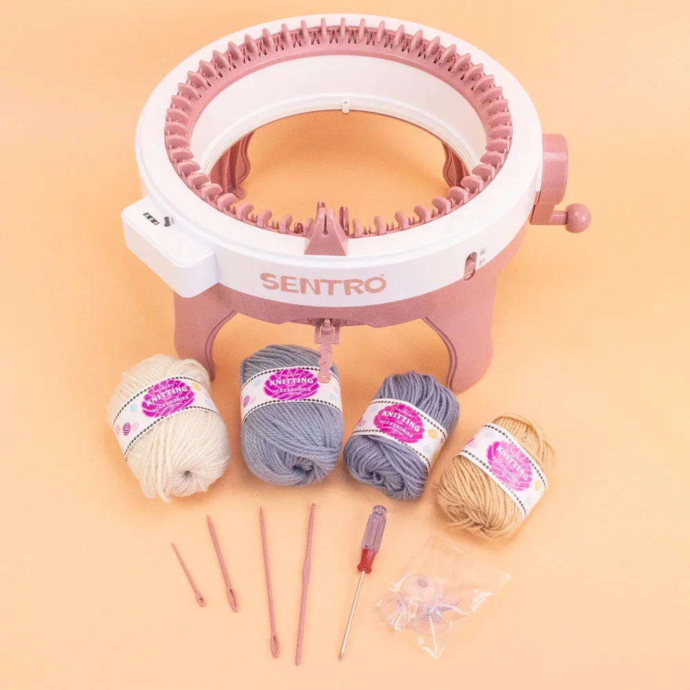 Hand Knitting Machine – 22/40/48 Needles for DIY Scarves, Hats & Sweaters 4