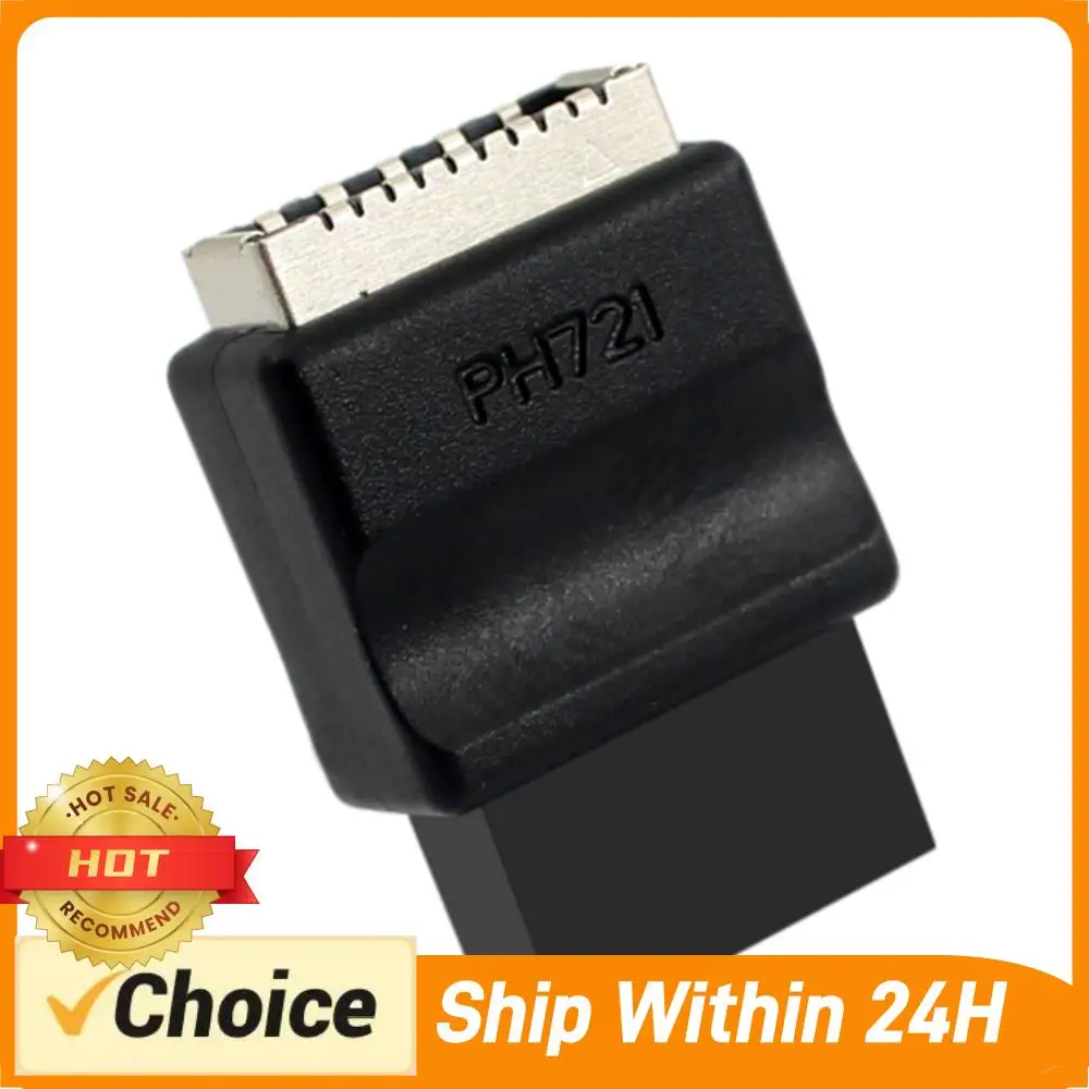 

Адаптер-удлинитель для материнской платы: USB 2.0 9-контактный разъем на переднюю панель (тип E), переходник USB 2.0 9-контактный (штекер) на Type-E (гнездо)