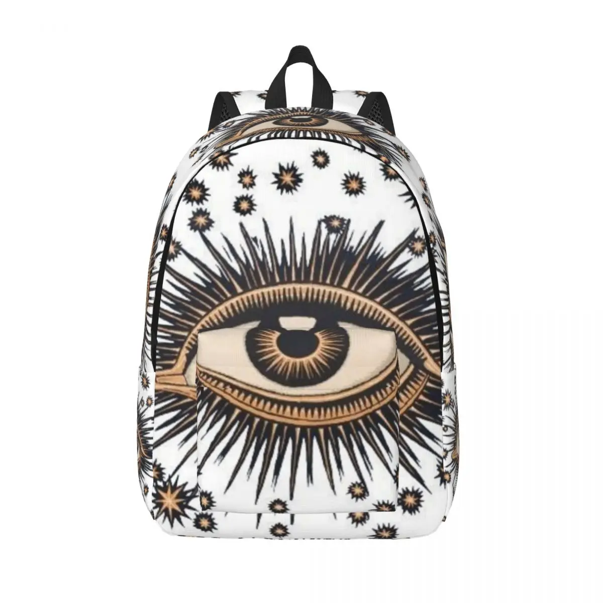 Custom Turkish Evil Eye Laptop Backpack Women Men Basic Bookbag for College School Students Nazar Amulet Pattern Boho Bag