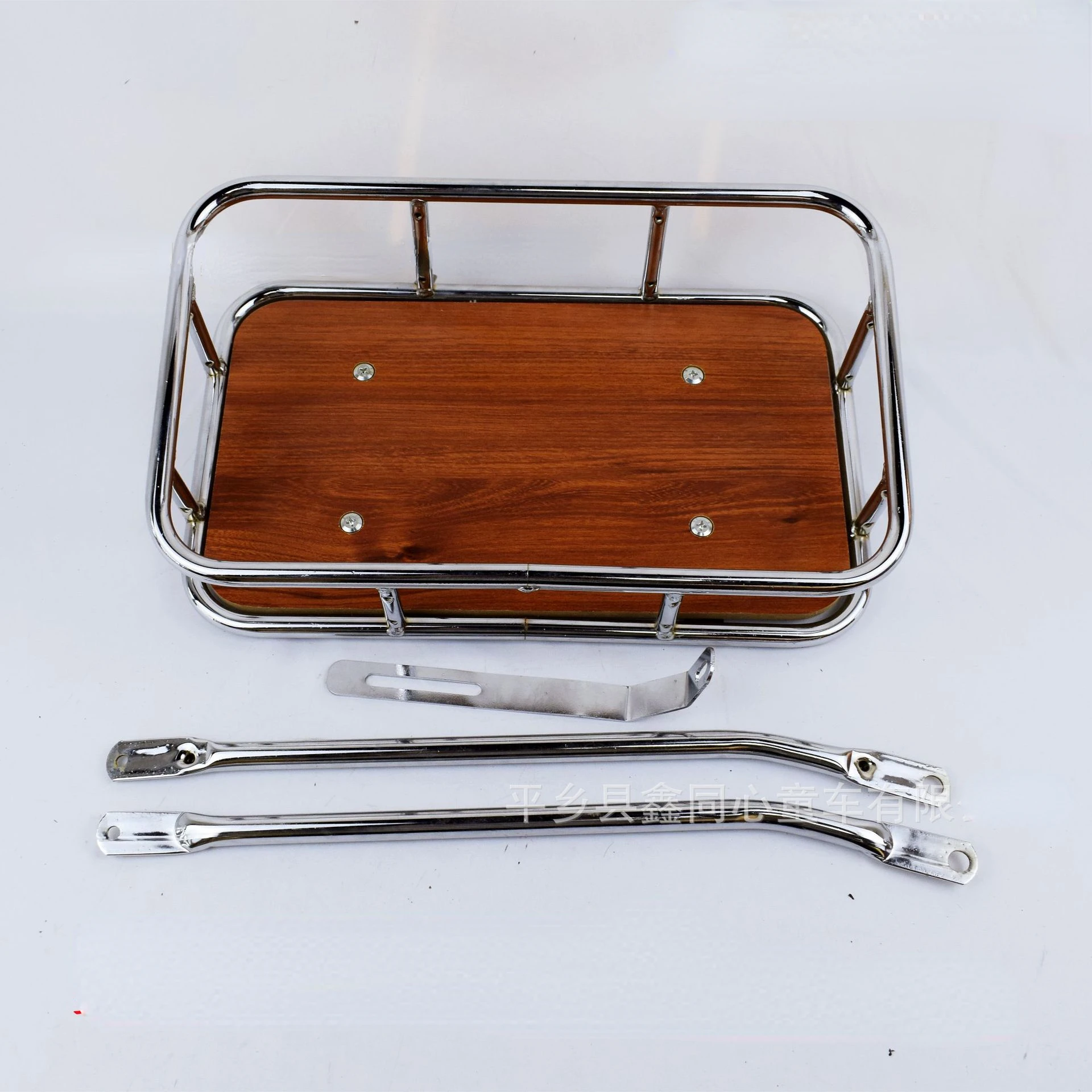 Bicycle Basket with Wooden Board High-quality Basket with Bracket Bicycle Front Vegetable Basket Bicycle Accessories