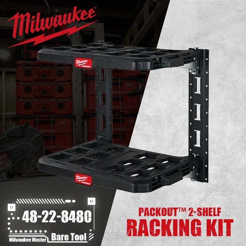 Milwaukee 48-22-8480 PACKOUT™ 2-Shelf Racking Kit Power Tool Accessories