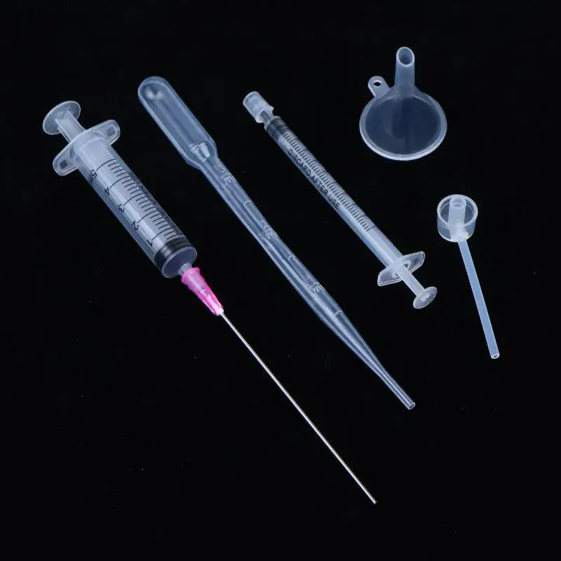5-teiliges Set aus Kunststoff-Diffusoren, Spritzen, Strohhalmen, Tropfernäpfchen, Sprühflaschen und anderen Kosmetikwerkzeugen für Parfüm-Nachfüllungen – Detail 5