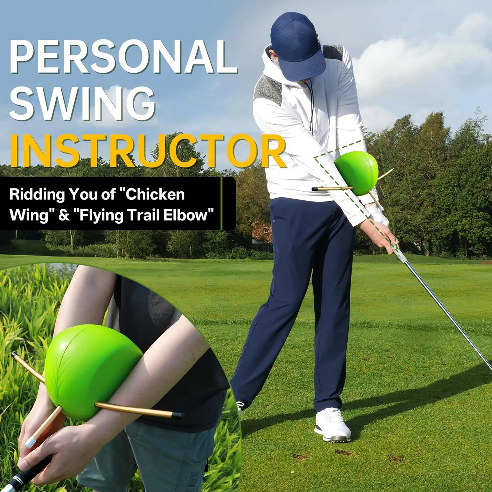 heavy-duty-corrector-swing-connector-aid-for-beginners-swing-trainer-golf-lightweight-for-hand-positioning-improvement-golfer