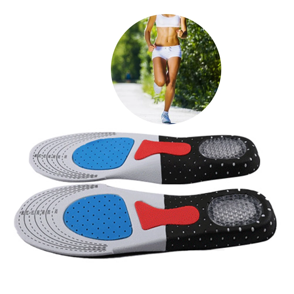 

Insole Shock Absorbing Eva Breathable Lightweight Sports Insert Shoe Pad Arch Support U-Shaped Heel Sweat Absorbent