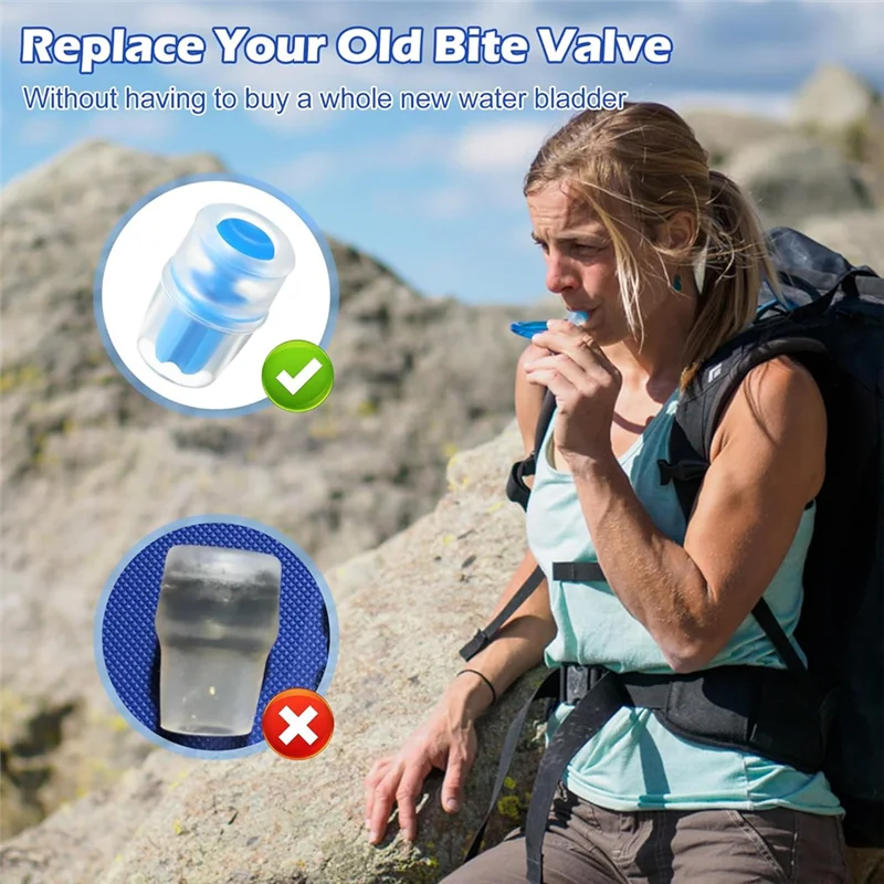 

A01F-6 шт. сменная оболочка клапана прикуса для Osprey Water Bladder, сменный клапан прикуса, пакет для гидратации, силиконовая насадка для клапана прикуса