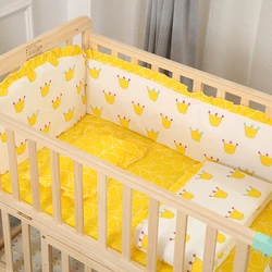 Baby Cot Bumper Baby Head Protector Baby Bed Protection Bumper Printed Cotton Baby Bumpers In The Cribs