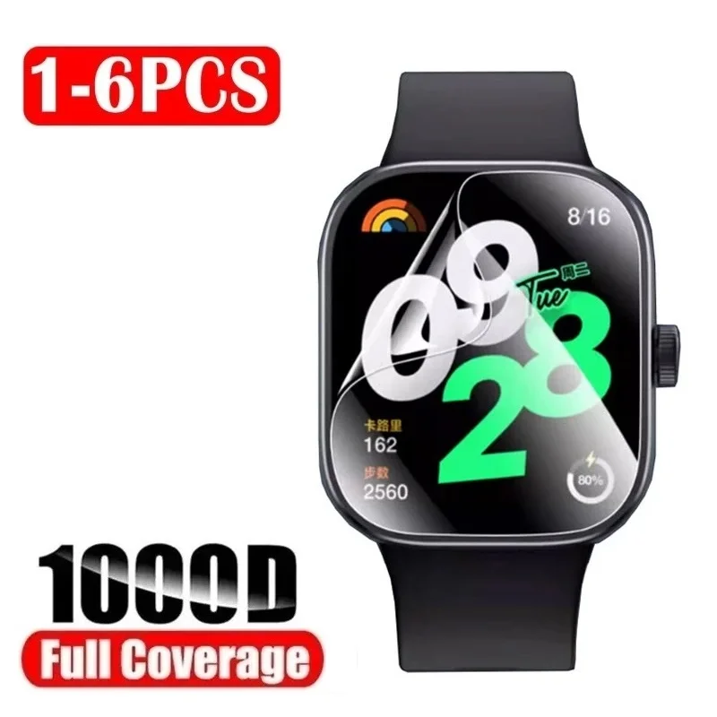 for Redmi Watch 4 3 2 Lite Redmi Watch 3 Active Screen Protector Hydrogel Film for Redmi Watch 4 Film Foil Protection