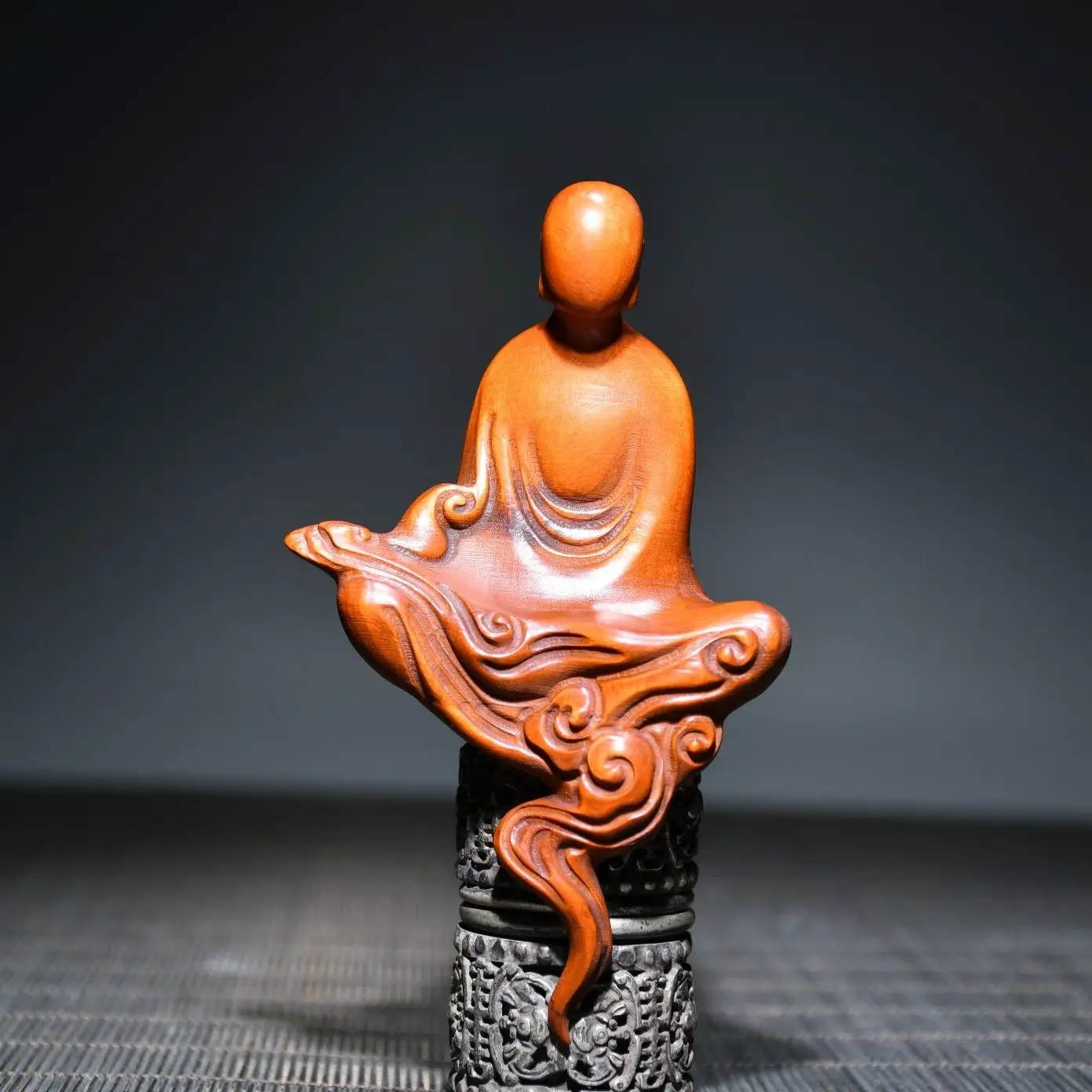 Chinese Invisible Buddha, Buddhism, Enlightenment, Buddha Statue, Thinker, Modern Art, Retro Creative Figure Sculpture, Home Dec