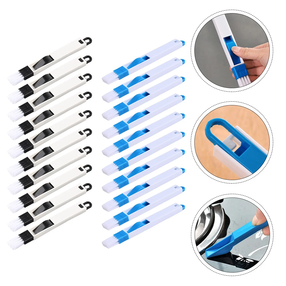 

20Pcs Gap Cleaning Brush Set Small Detail Brushes for Home Kitchen Window Door Grooves Dust Cleaner Multi Functional Household
