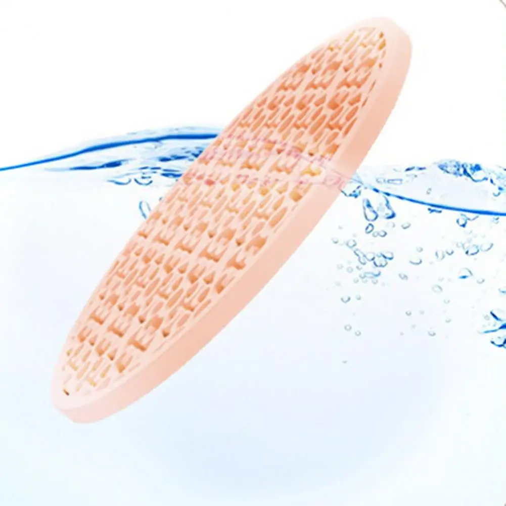 Waterproof Coaster Retro Patterned Silicone Coaster Set Heat Insulation Tea Cup Mat Reusable Soft Round Drain Cushion for Easy