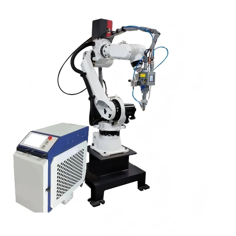 FOB Industrial 6 Axis Welding Robot With No Grind Arc Welding Process For Metal Sheet Furniture Hardware Automation Customize