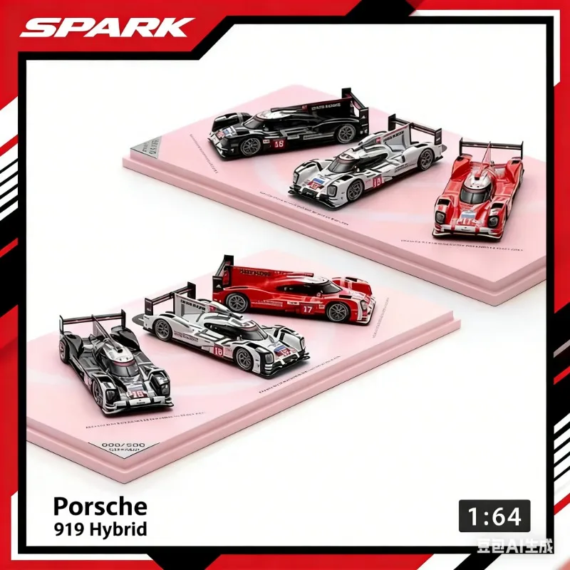 

2026 Suzhou Gtshow Spark Exhibition Limited Edition 1:64 Le Mans Three-Car Set Alloy Die-Cast Car Model Adult Collectible