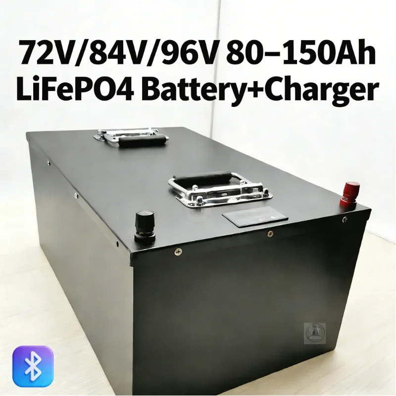 

Обновите свой электромобиль/автодом/автоматизированный транспорт/гольф-кар | Аккумуляторная батарея LiFePO4 72В/84В/96В 80–150Ач с интегрированной BMS для безопасности и долговечности.
