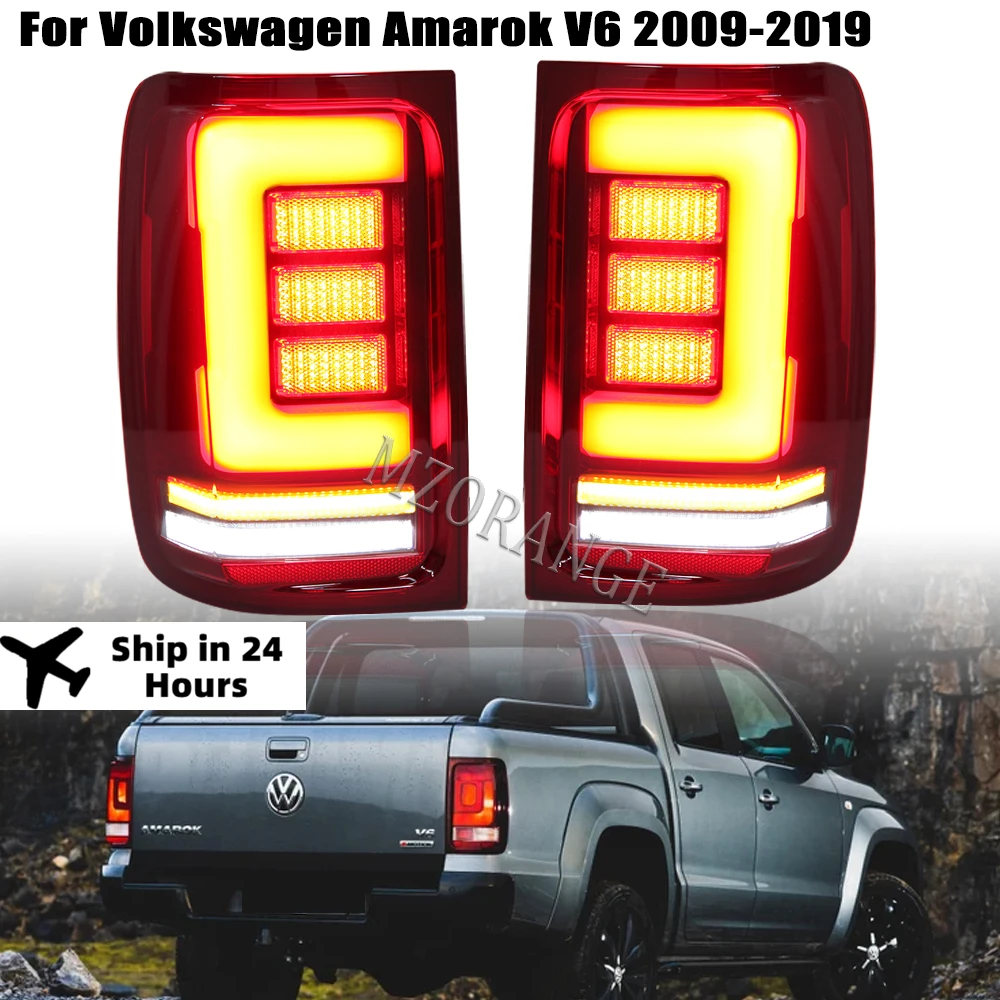 LED Rear Tail Light For Volkswagen Amarok v6 2009 2010 2011 2012 2013-2019 Brake Stop Signal DRL Reflector Fog Lamp Accessory