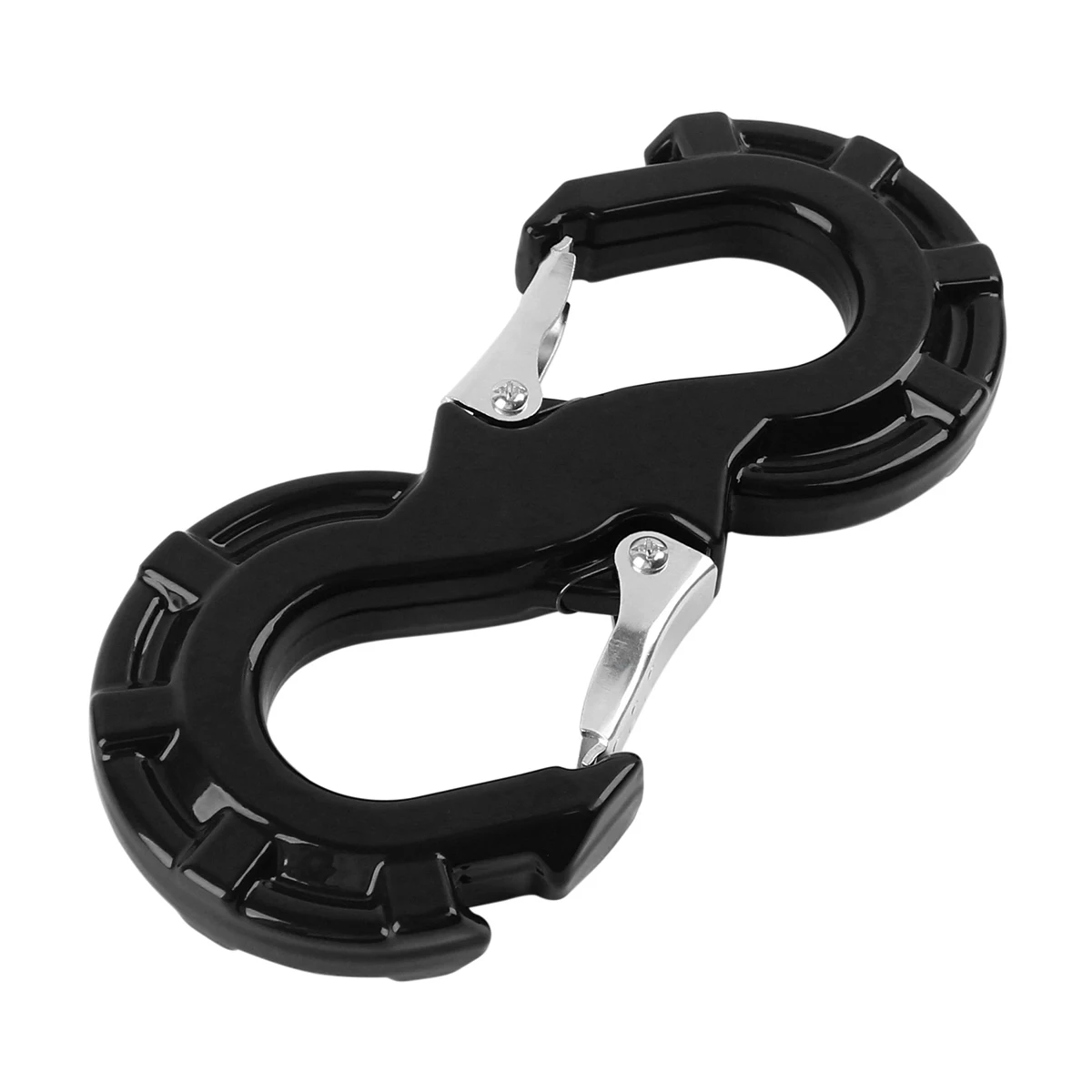 Solid Forged S-Shaped Car Tow Hook Adaptations Off-Road Towing Rescue Trailer Hook Durable Vehicle Recovery Equipment