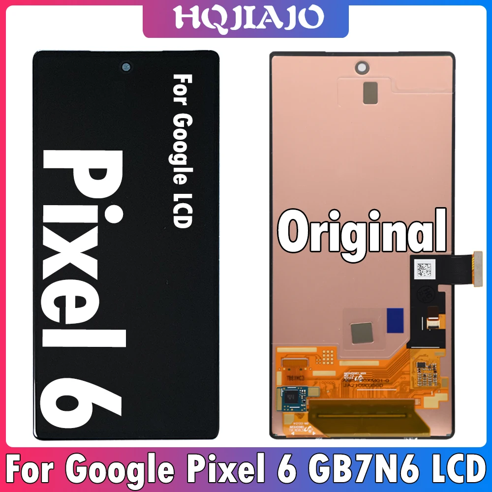 Original Google Pixel 6a LCD-Komplett Set Ersatzdisplay: LCD