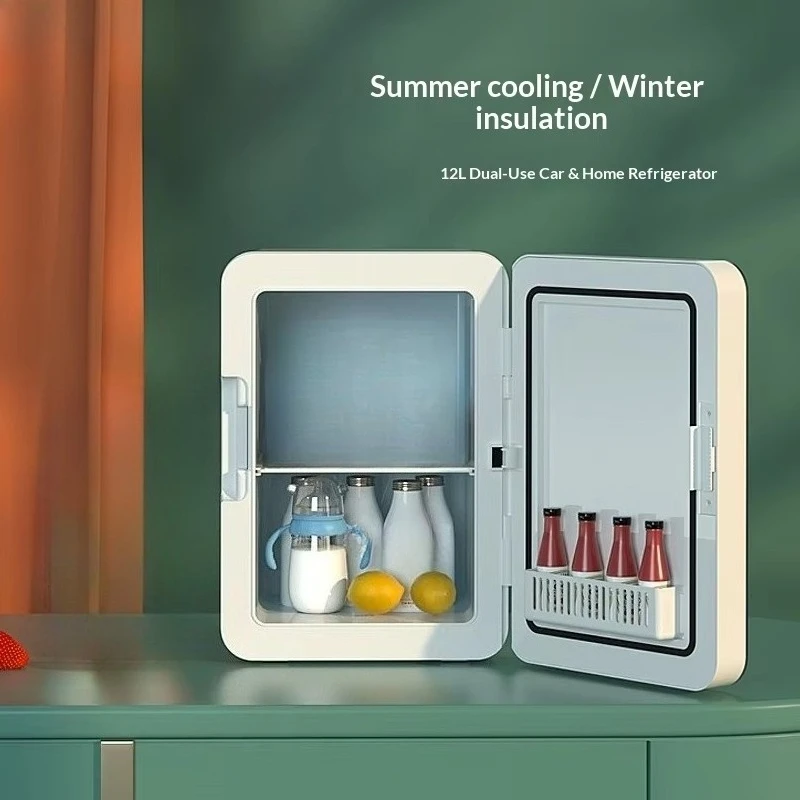 

Dual-purpose Mini Refrigerator Electric 220V 11-15L Capacity Cold/Tem