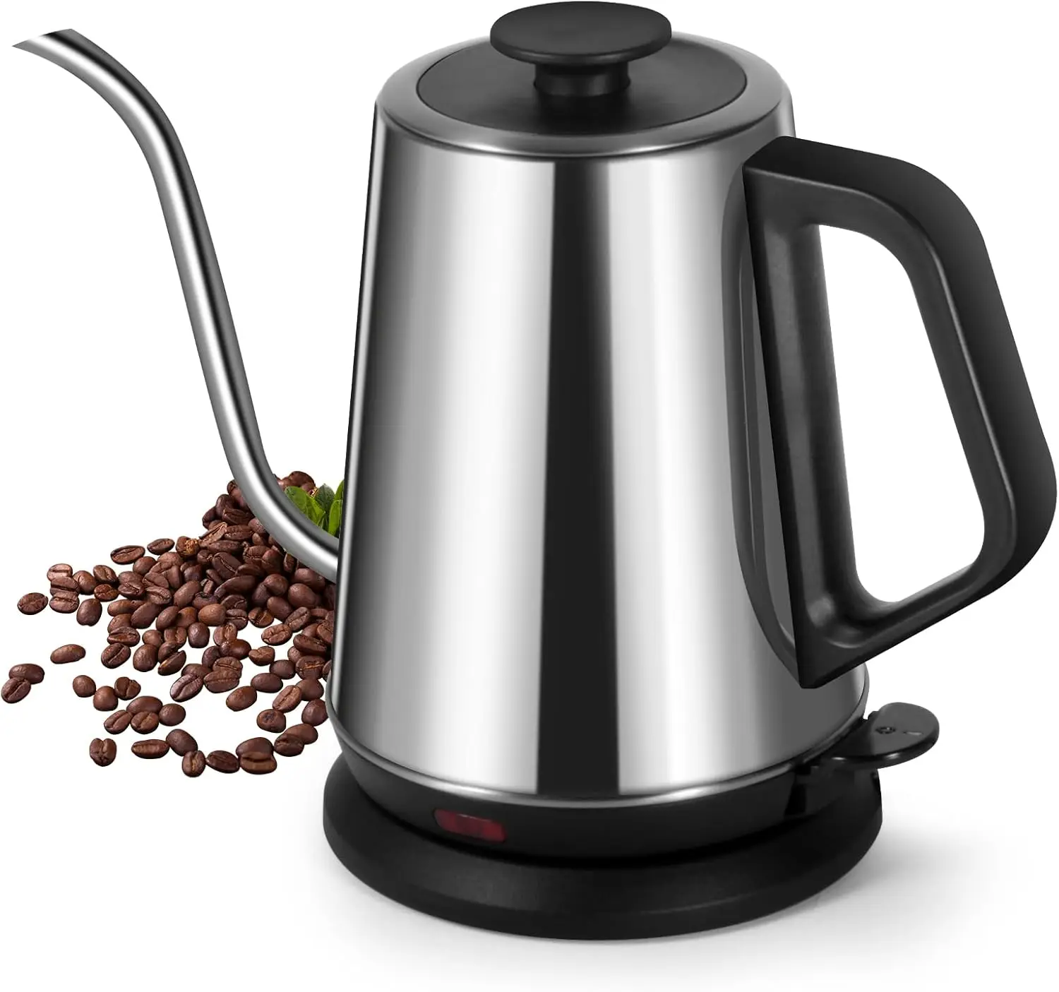 

1L Electric Gooseneck Kettle, Tea Kettle for Boiling Water, Gooseneck Electric Kettle for Coffee & Tea, Fast Boiling for