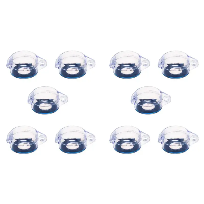 A84X-10X Clear 22Mm Protective Cover Guard Case For Round Push Button Switch