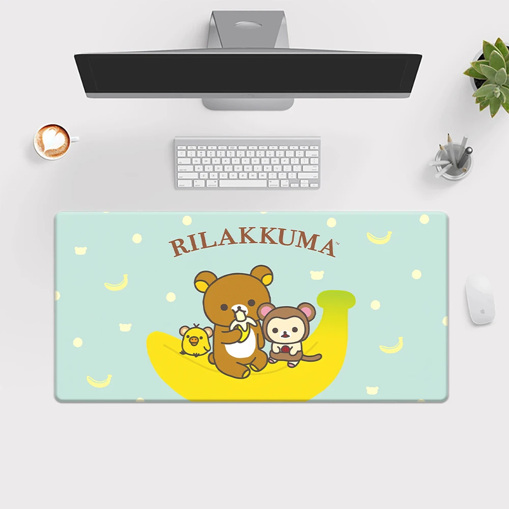 Rilakkuma Cute Mouse Pad Keyboard Gaming Accessories Mouse Mats Game Office Computer PC Gamer Laptop Desk Mat table mat