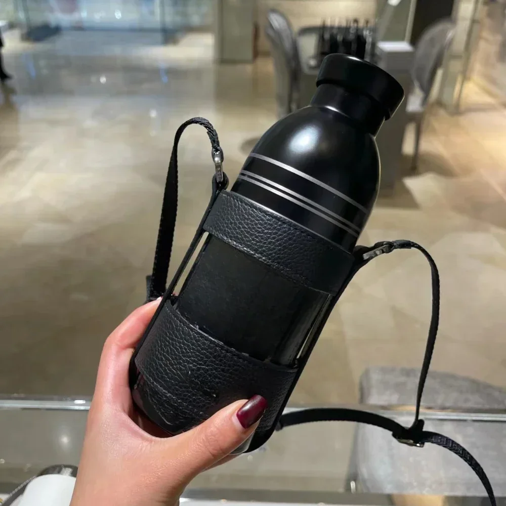 

Fashion sports thermos cup, outdoor men's and women's diagonal sports fitness stainless steel kettle water cup