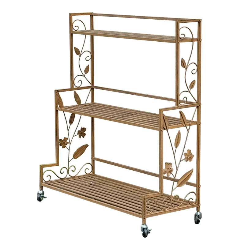 Old iron flower stand garden outdoor home