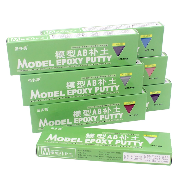 100g AB Type Model Epoxy Putty Quick Drying Modeling Clay for Plastic Model Figure Remodeling and Repairing