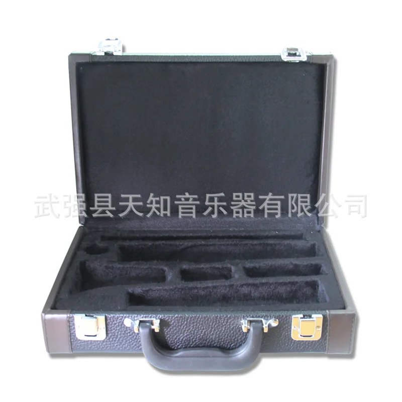 B Flat High Pitch Saxophone Imitation Leather Box Bag, Black Pipe Bag, Instrument Bag