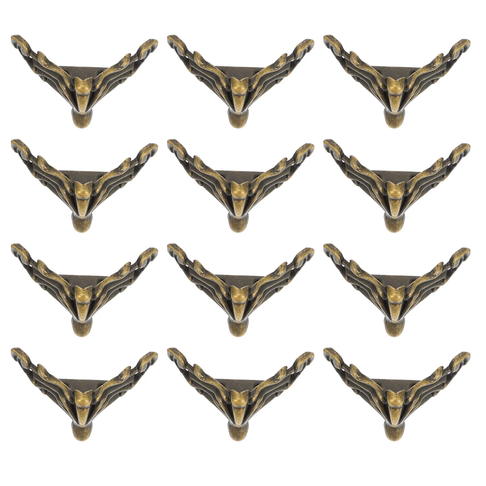 

20 шт. медных защитных накладок для мебели, ретро-подушечки из цинкового сплава для ножек шкафов и шкатулок для украшений