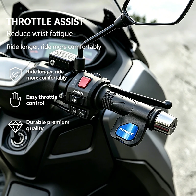 Motorcycle Accessories Handle Control Grip Throttle Assistant Clip Labor Saver 24-26 New For YAMAHA NMAX125 NMAX155 NMAX 125 155