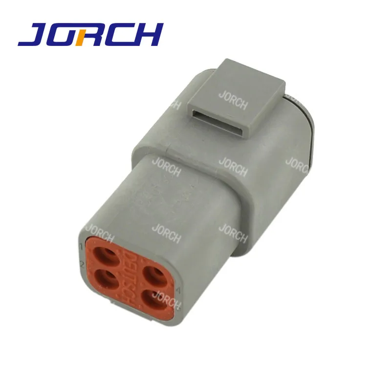 Deutsch DTP 4 Pin Gray Male Female Waterproof Electrical Auto Connectors Plug DTP06-4S DTP04-4P