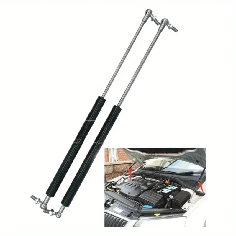 400N Universal Hydraulic Gas Struts 2Pcs 300-600mm Lift Supports & Shock Absorbers for Hood, Bus, RV, Furniture