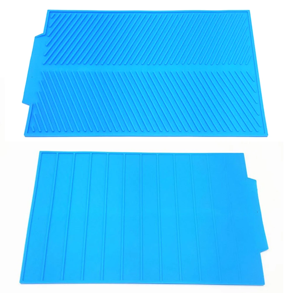 

Silicone Drying Mat Absorbent Dish Drainer Accessories Non Toxic Approved Wide Temperature Range