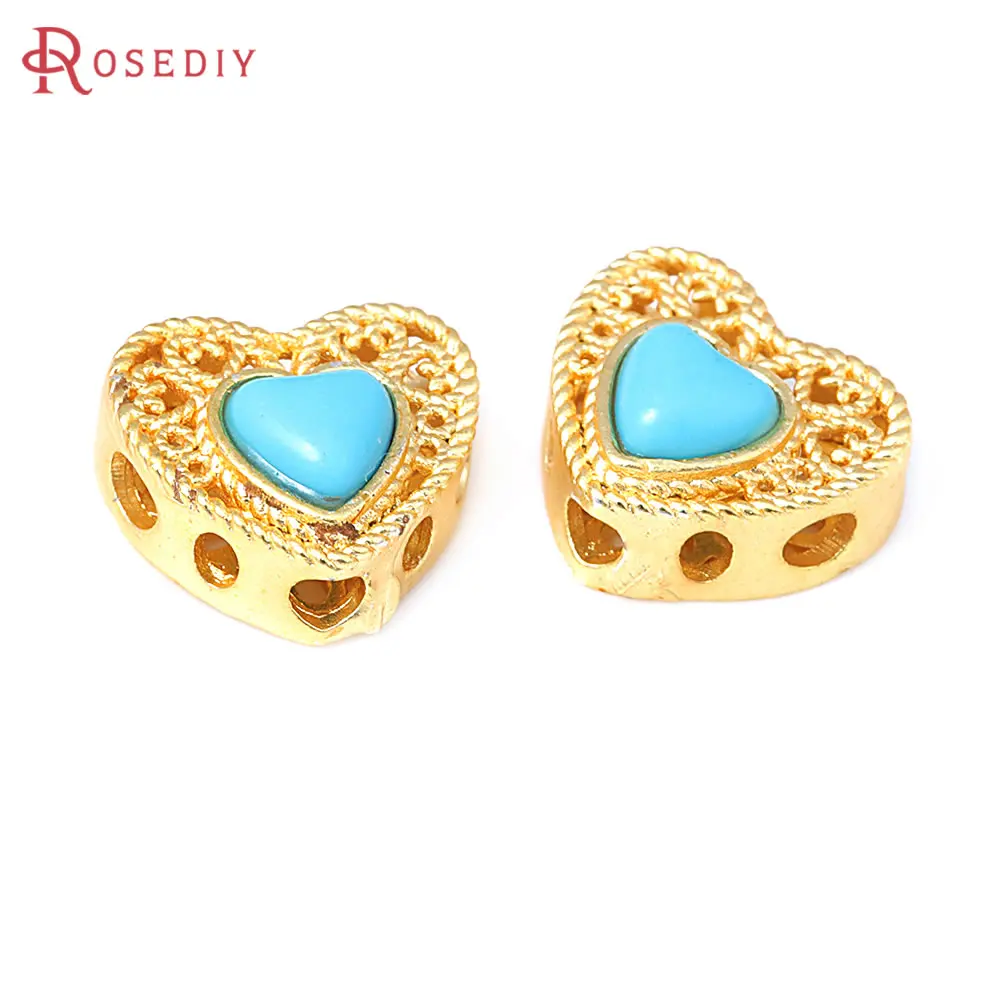 5PCS Matte Gold Color Special Colorful Vintage Style Nepalese Beads Bracelets Spacer Beads Jewelry Making Diy Accessories